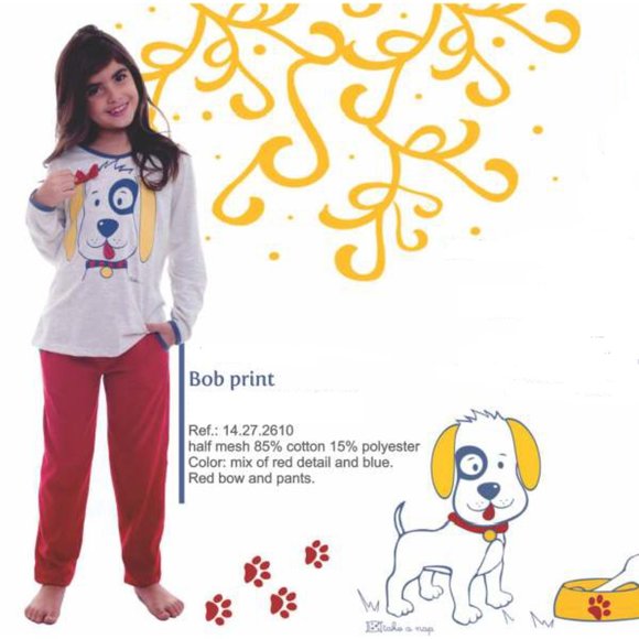 Pajama Set Bob Print. Housewear - Picture 2 of 4